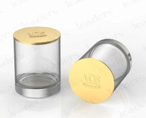 Zamak Parfum Cap And Glass Bottle Design