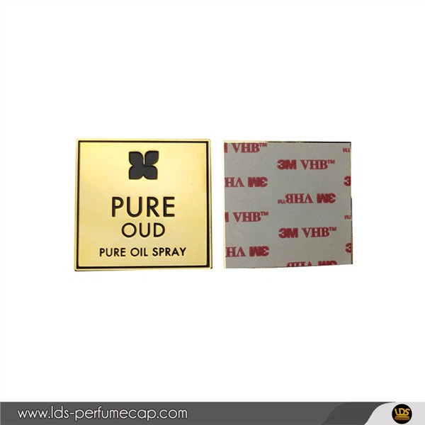 真鍮材料香水金属ラベル